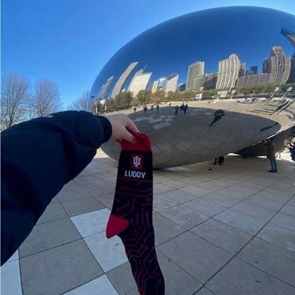 Luddy socks in Chicago